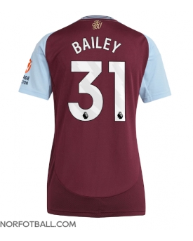 Billige Fotballdrakt Aston Villa Leon Bailey #31 Replika Hjemmedrakt Dame 2024-25 Kortermet